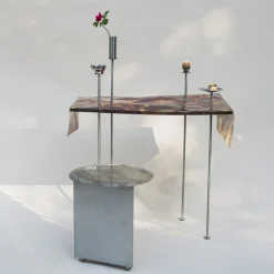 Sgabello da ballo Cloud in acciaio inox*M'AMA Interni + di Federica Zama Online