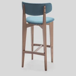 Sgabello da bar azzurro Ksenia di Massimo Iosa Ghini*Livoni 1895 Online