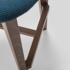 Sgabello da bar azzurro Ksenia di Massimo Iosa Ghini*Livoni 1895 Online