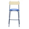 Sgabello da bar Lena Sg-75 blu e frassino naturale di Designerd*Chairs & More Sale