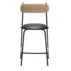Sgabello da bar Lena Sg-65 nero e noce di Designerd*Chairs & More Sale
