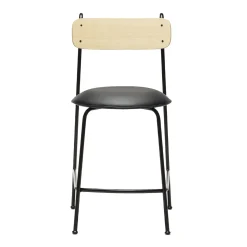 Sgabello da bar Lena Sg-65 nero e frassino naturale di Designerd*Chairs & More New
