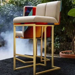 Sgabello da bar Magnetik Epoca Colore con schienale*Puravisione Best