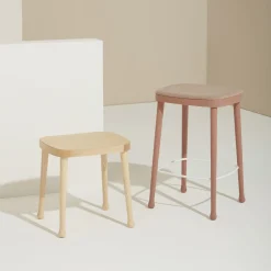 Sgabello Frisée 256 Natural di Cristina Celestino*Billiani 1911 Hot