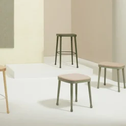 Sgabello Frisée 260 Verde di Cristina Celestino*Billiani 1911 Online