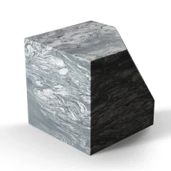 Sgabello Ikona in marmo Cipollino di Elisa Ossino*Salvatori New