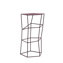 Sgabello in ferro colore amarena*Sesia&Co. Best