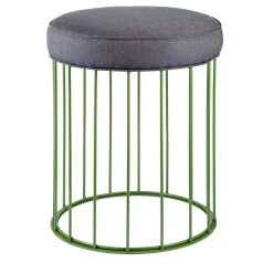 Sgabello in ferro verde Cage Grass*Bronzetto Discount