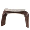 Sgabello in legno e bronzo fuso marrone Bayou #1*Edizione Limitata by Simone Fanciullacci Hot
