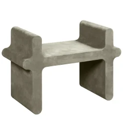 Sgabello in pelle verde ossico N. 1*Giobagnara Discount