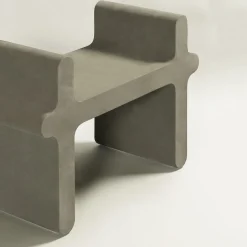 Sgabello in pelle verde ossico N. 1*Giobagnara Discount