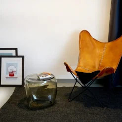 Sgabello Isola in vetro di Murano grigio*Kanz Architetti Clearance