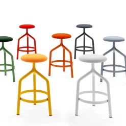 Sgabello JOE ORANGE di Basaglia + Rota Nodari*Viganò & C. Discount