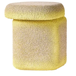 Sgabello Lazzaro giallo di Patricia Urquiola*Cimento Hot