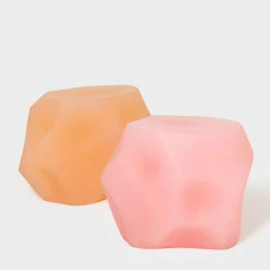 Sgabello Lithos III in resina rosa*Delvis Unlimited Best