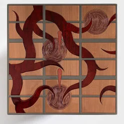 Sgabello Orvalho in Legno*Delvis Unlimited Online