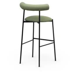 Sgabello Pampa SG-80 verde e nero di Studio Pastina*Chairs & More Discount