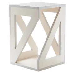 Sgabello Pitagora White di Antonio Saporito*V.L. Lavorazioni In Ferro New