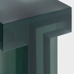 Sgabello Plus in resina verde*Delvis Unlimited Outlet