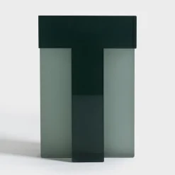 Sgabello Plus in resina verde*Delvis Unlimited Outlet