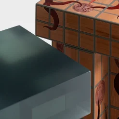 Sgabello Plus in resina verde*Delvis Unlimited Outlet