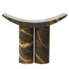 Sgabello scultoreo in marmo Gamma Moroccan Port Laurent*Pietro Franceschini Best