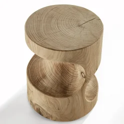 Sgabello Slalom in legno massello di cedro #1*Riva 1920 New