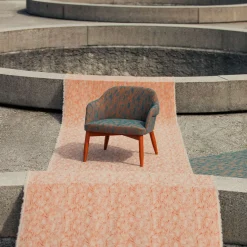 Spy 651 Poltrona arancione e verde acqua di Emilio Nanni*Billiani 1911 Best