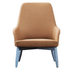 Spy 659 Poltrona marrone e blu di Emilio Nanni*Billiani 1911 New