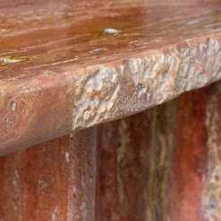 SSC103-2 Consolle in marmo Travertino Rosso*Stone Stackers Online