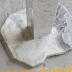 SST021 Tavolino in marmo bianco Dover*Stone Stackers Sale