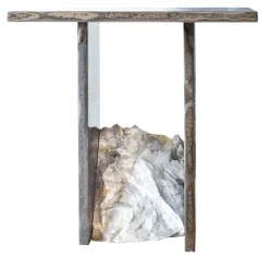 SST013-1 Tavolino in marmo Eramosa*Stone Stackers Online