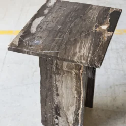 SST013-2 Tavolino in marmo Frappuccino*Stone Stackers Outlet