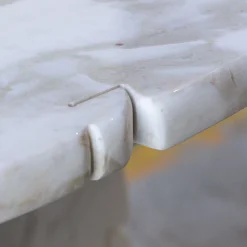 SST023 Tavolino rotondo in marmo Calacatta Oro*Stone Stackers Online