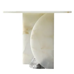 SST026 Tavolino scultoreo in marmo onice*Stone Stackers Discount