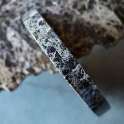 SST011 Tavolino scultoreo in marmo marrone Toffee e Sahara Noir*Stone Stackers Best