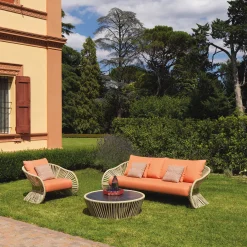 Stankar Divano da Esterno in Tessuto Arancione*Visionnaire New