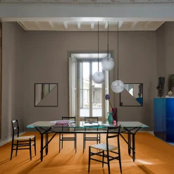 Superleggera di Gio Ponti - Seduta in frassino nero e canna d'India*Cassina Best