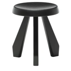 Tabouret Méribel di Charlotte Perriand - Rovere nero*Cassina