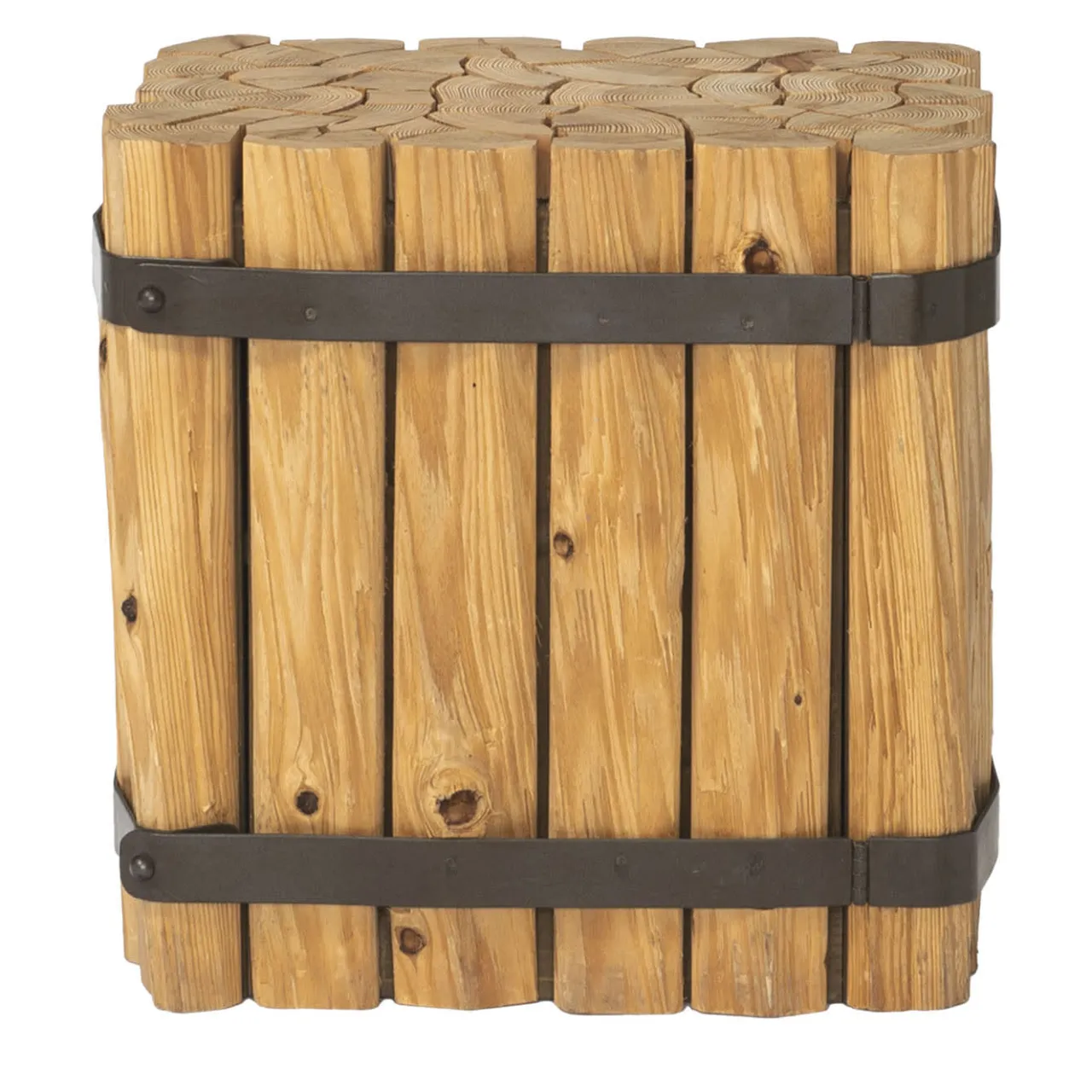 Taglialegna Comodino in legno e ferro*Valentina Bernardi Hot