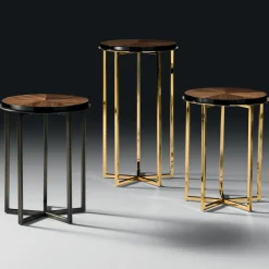 Tavolino alto Elliot Plus in oro*Black Tie Discount