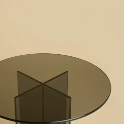 Tavolino Amami in Vetro Fumè*Lebanto Discount