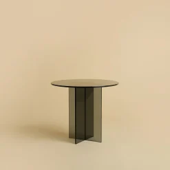 Tavolino Amami in Vetro Fumè*Lebanto Discount