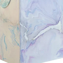 Tavolino azzurro e rosa*Cupioli