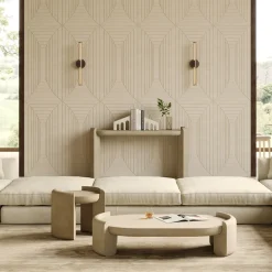 Tavolino Basso da Caffè Fuente in Pietra Leccese di Studio Aretai #1*Pimar Limestone New