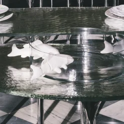 Tavolino basso Specchio di Venere di Massimiliano Locatelli-CLS Architetti*Glas Italia