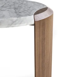 Tavolino Bellagio in Carrara e noce*Durame Discount