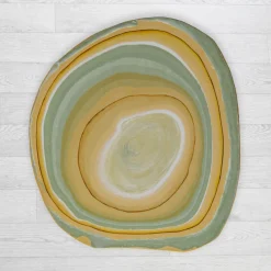 Tavolino Charles in Legno Verde Chiaro e Oro*Cupioli Outlet