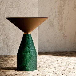 Tavolino Cino in marmo verde*Morelato Hot