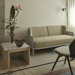 Tavolino con piano in marmo Raquette 183 di Cristina Celestino*Billiani 1911 Online